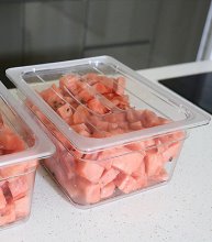 강식당 야채통 - 신선 저장용기 (1/2 사이즈)/야채 보관통/과일 보관용기